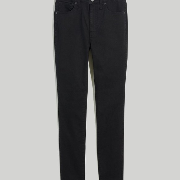10” High- Rise Women Skinny Jeans Black Sz 24 Madewell - Picture 5 of 16